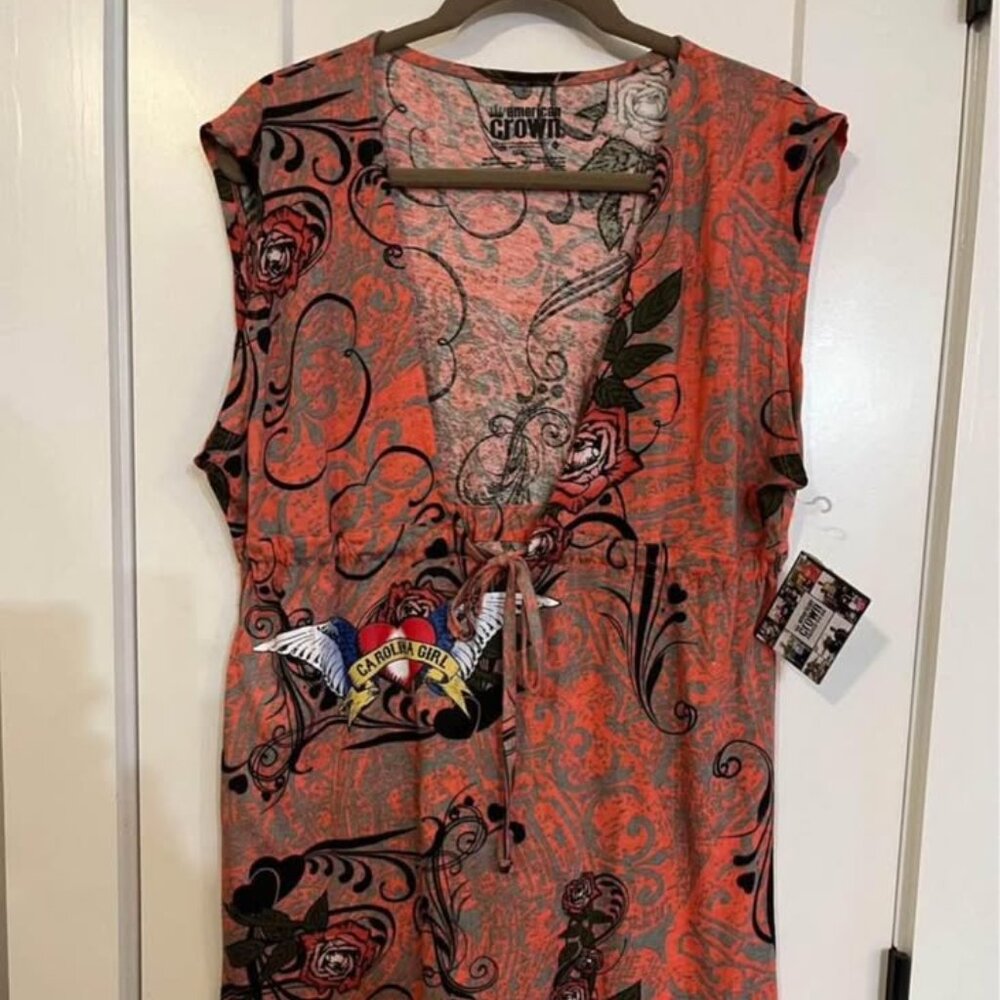 Women’s size large American Crown tunic blouse. New with tags.